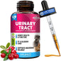 Premium Cranberry Urinary Support Drops for Cats and Dogs - Natural Bladder Health Supplement