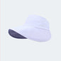 Double-Sided Wide-Brim Sun Hat – Packable Empty Crown Outdoor Hat for Women FitiqueFit
