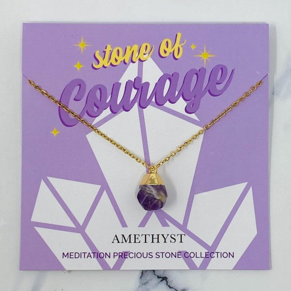 Meditation Semi-Precious Stone Pendant Necklace Shop Style & More | Fresh Looks, Everyday Deals & Free Shipping