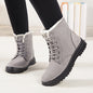 Women'S Winter Boots - Slip-Resistant PU Sole, Lace-Up Closure, Cushioned Insole - Cold Weather Boots for Everyday & Formal Outfits - Extended Sizes Up to US Women'S 44 (EU 43) - Boots for Winter Adventures, Y Terrain Footwea NovaCart