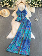 Printed Cami and Wide Leg Pants Set New Era Fashion LLc