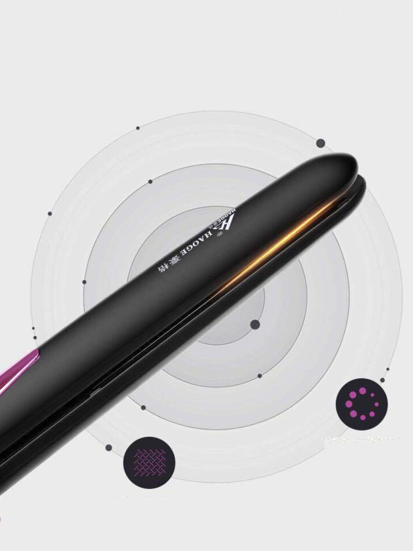 Adjustable Temperature Hair Straightener New Era Fashion LLc
