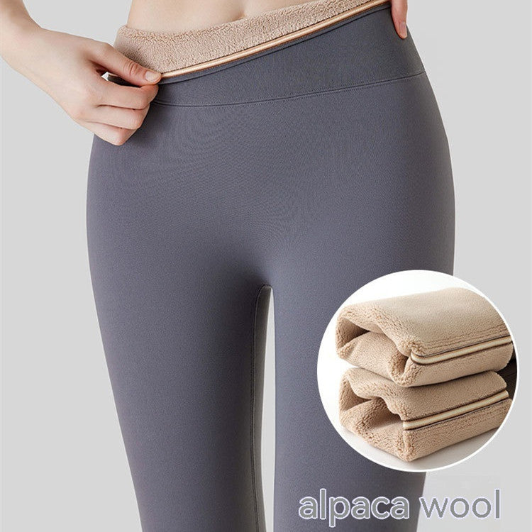Fleece-Lined High-Waist Hip-Lift Leggings for Women FitiqueFit