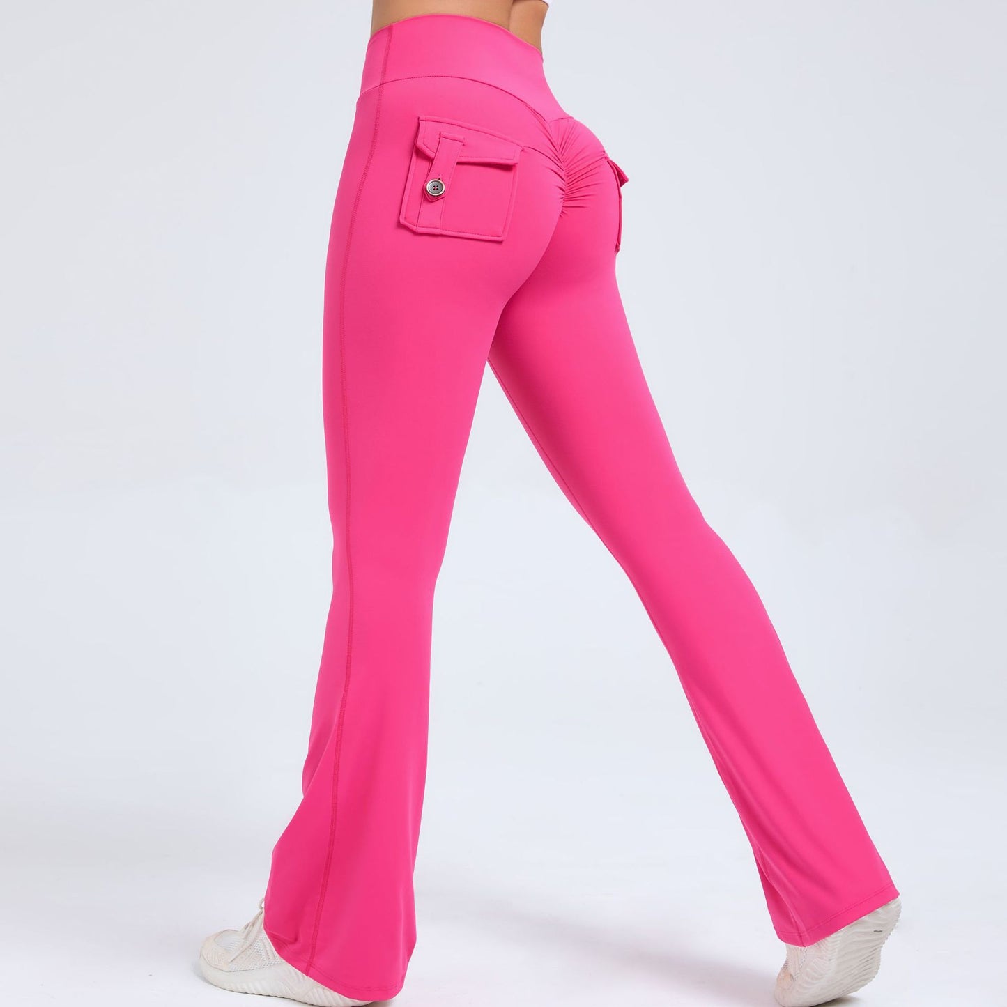 🖤 Women's High-Waisted Cargo Pocket Workout Leggings FitiqueFit