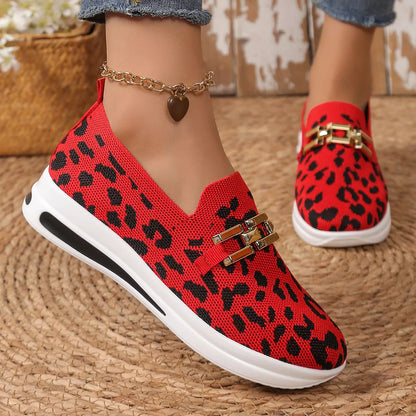 Leopard Mesh Slip-Ons New Era Fashion LLc