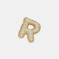 EmberLuxe "Glimmer" Bubble Letter Pendant (L-U) Ivory Embers