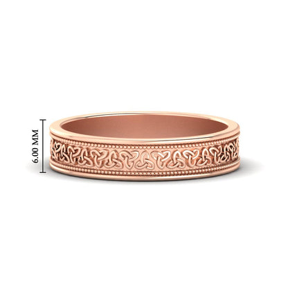 Celtic Mens Gold Band Rings Fascinating Diamonds