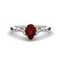 Celtic Knot Pear Shaped Colored Ring Fascinating Diamonds