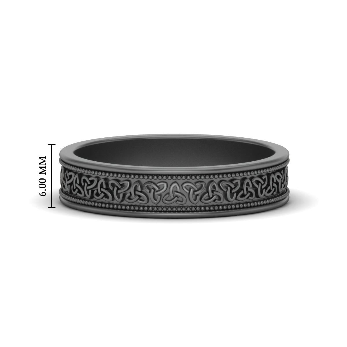 Celtic Mens Gold Band Rings Fascinating Diamonds