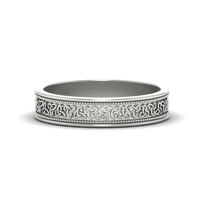 Celtic Mens Gold Band Rings Fascinating Diamonds