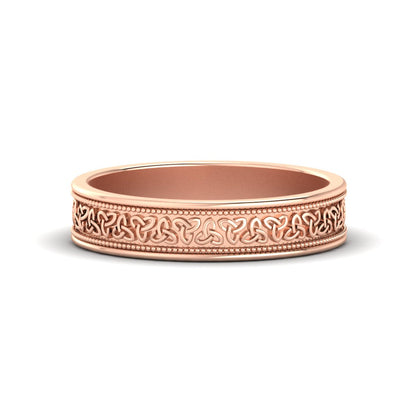 Celtic Mens Gold Band Rings Fascinating Diamonds