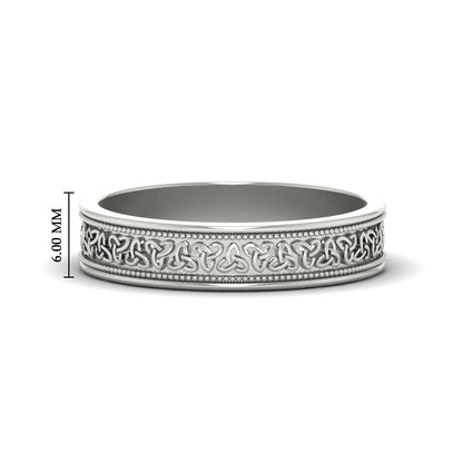 Celtic Mens Gold Band Rings Fascinating Diamonds
