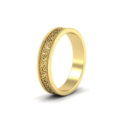 Celtic Mens Gold Band Rings Fascinating Diamonds
