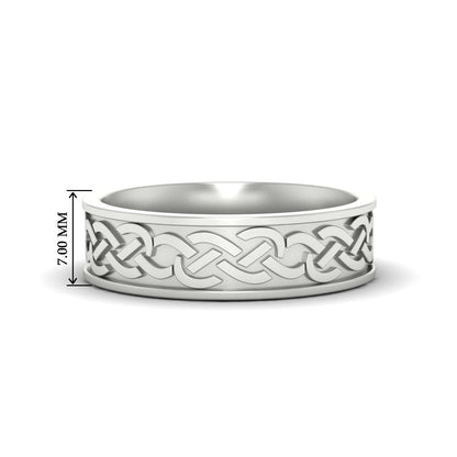 Celtic Mens Wedding Ring Fascinating Diamonds