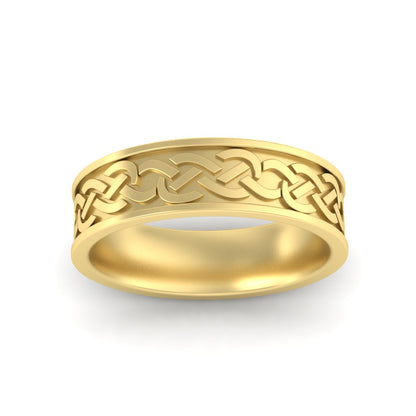 Celtic Mens Wedding Ring Fascinating Diamonds