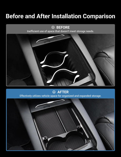 Center Console Armrest Storage Box for Tesla Model S/X Tesery Official Store