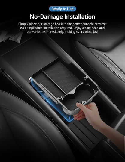 Center Console Armrest Storage Box for Tesla Model S/X Tesery Official Store