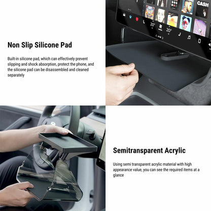 Center Console Organizer Under Screen Storage for Tesla Model 3 & Model Y Tesery Official Store