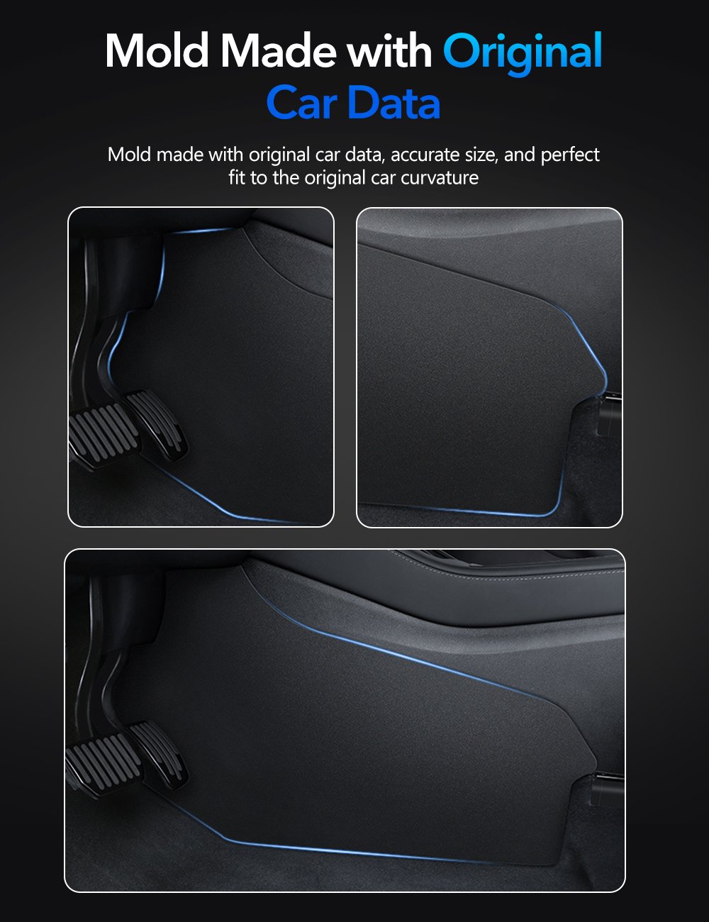 Center Console Side Anti-Kick Mat For Tesla Model Y Tesery Official Store