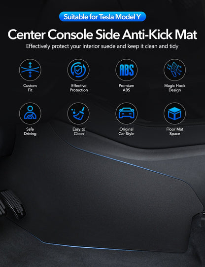 Center Console Side Anti-Kick Mat For Tesla Model Y Tesery Official Store