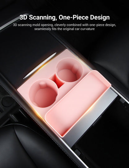 Center Console Silicone Cup Holder For Tesla Model 3/Y Tesery Official Store