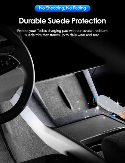 Center Console Wireless Charger Cover Trim for Model 3 Highland & Model Y Juniper Tesery Official Store