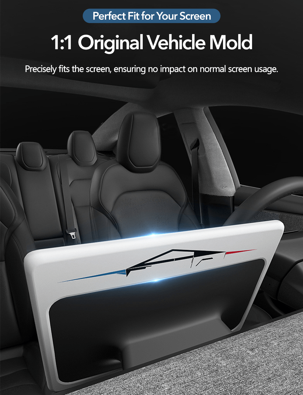 Central Screen Protector Frame for Tesla Model 3 Highland & New Model Y Tesery Official Store