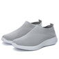 Women'S Lightweight Slip-On Sneakers, Solid Color Fabric Upper, Round Toe, MD Sole, Low Top, All-Season Casual Shoes for Running, Fitness, Dance, Walking, Travel NovaCart