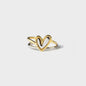 Vera Heart Ring Ivory Embers