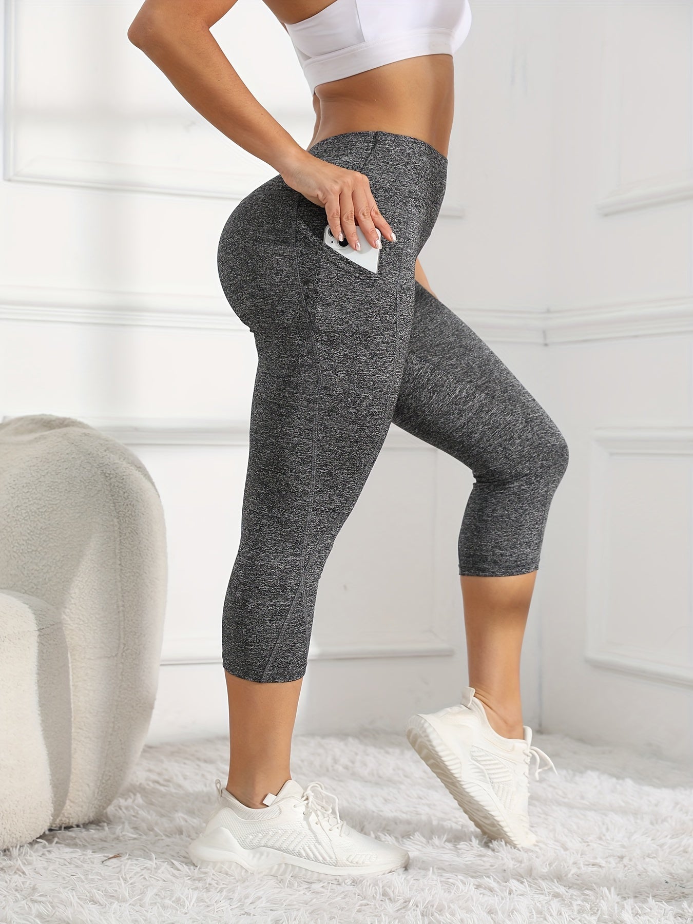 7-Point Athletic Pocketed Skin-Tight Fitness High-Waist Butt-Lifting Cycling Yoga Leggings NovaCart