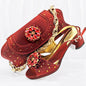 Evening Party With Rhinestone Pointed Toe Shoes Hand Bag Suit See size chart under “more details” The Fashion Celestial