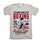 Championship Boxing Men's Bamboo Viscose/Organic Cotton Short Sleeve Graphic T-Shirt Spun Bamboo