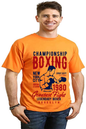 Championship Boxing Men's Bamboo Viscose/Organic Cotton Short Sleeve Graphic T-Shirt Spun Bamboo