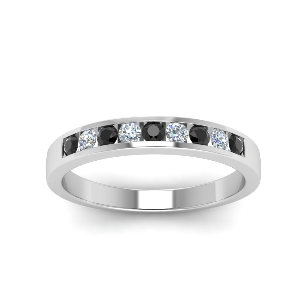 Channel 9 Stone Mens Wedding Ring Fascinating Diamonds