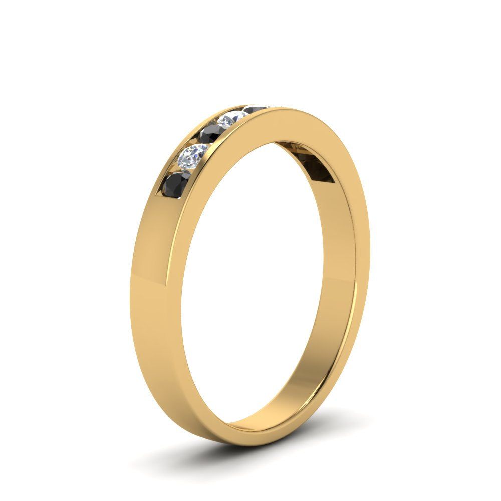 Channel 9 Stone Mens Wedding Ring Fascinating Diamonds