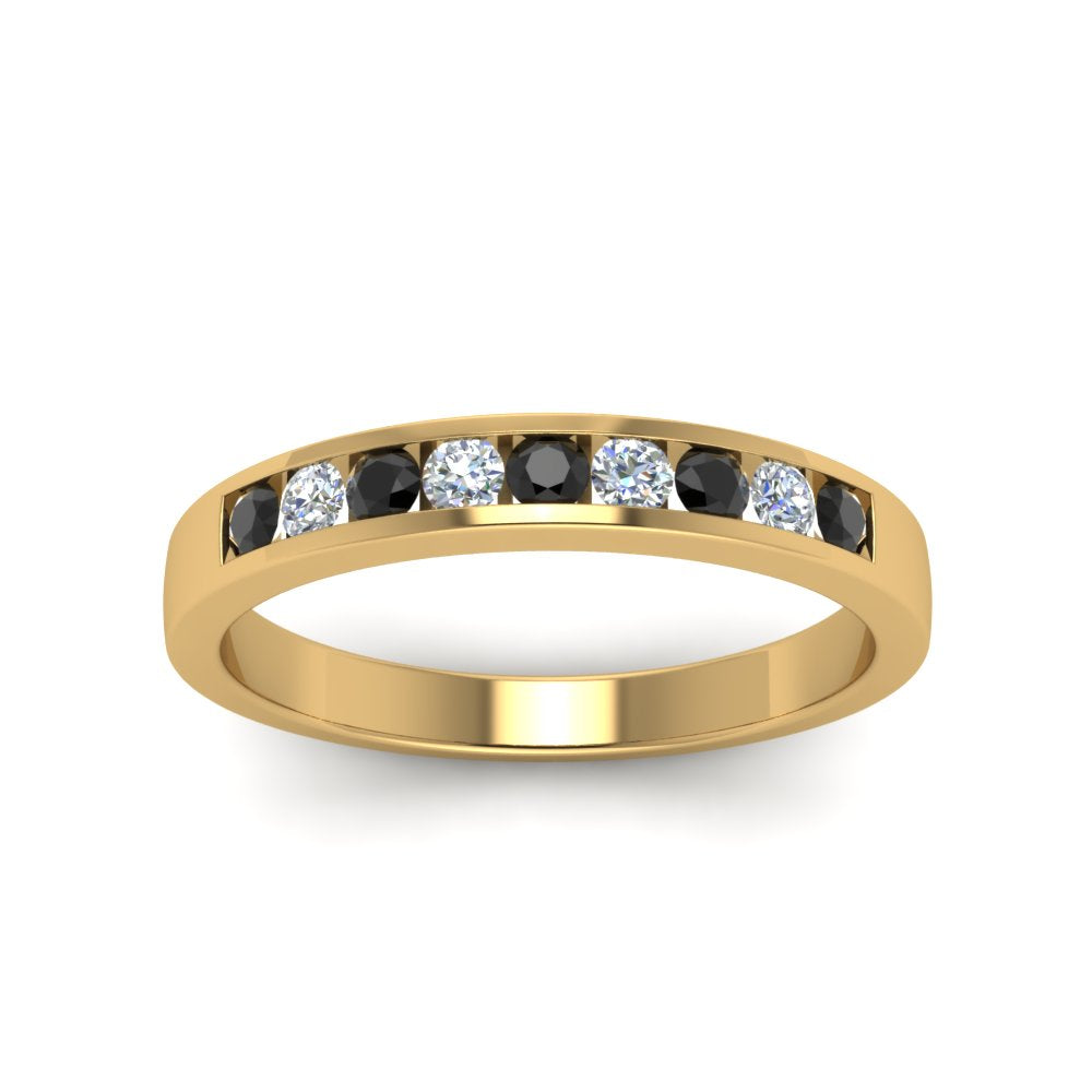 Channel 9 Stone Mens Wedding Ring Fascinating Diamonds