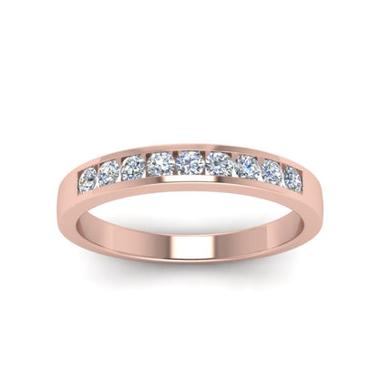 Channel 9 Stone Mens Wedding Ring Fascinating Diamonds