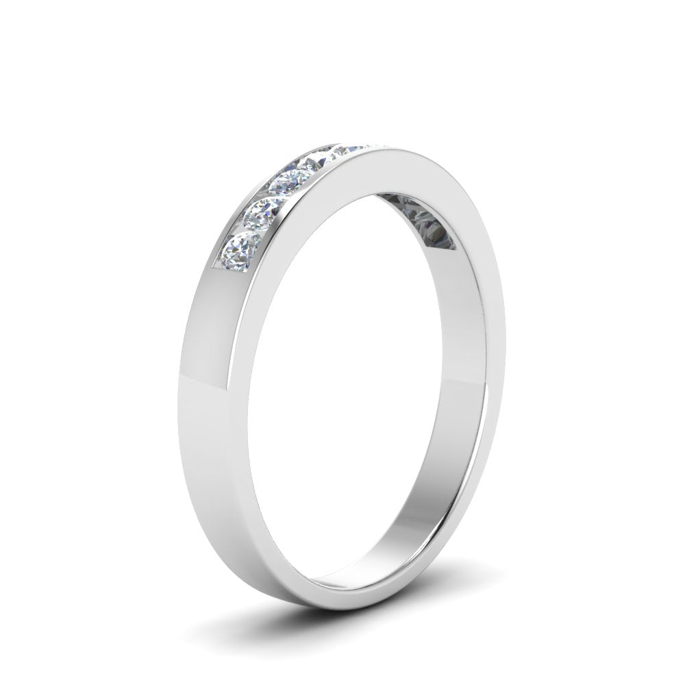 Channel 9 Stone Mens Wedding Ring Fascinating Diamonds