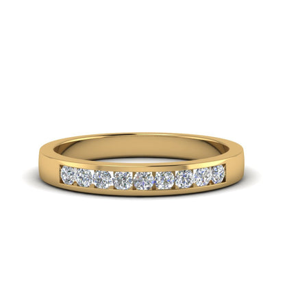 Channel 9 Stone Mens Wedding Ring Fascinating Diamonds