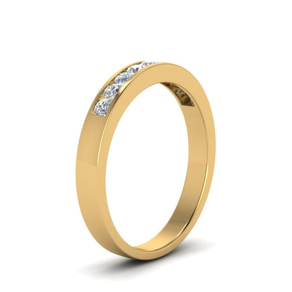 Channel 9 Stone Mens Wedding Ring Fascinating Diamonds