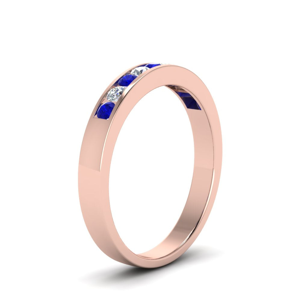 Channel 9 Stone Mens Wedding Ring Fascinating Diamonds