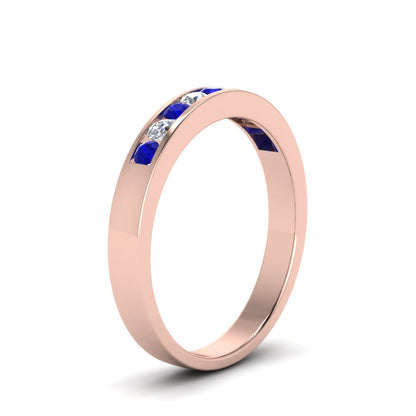 Channel 9 Stone Mens Wedding Ring Fascinating Diamonds