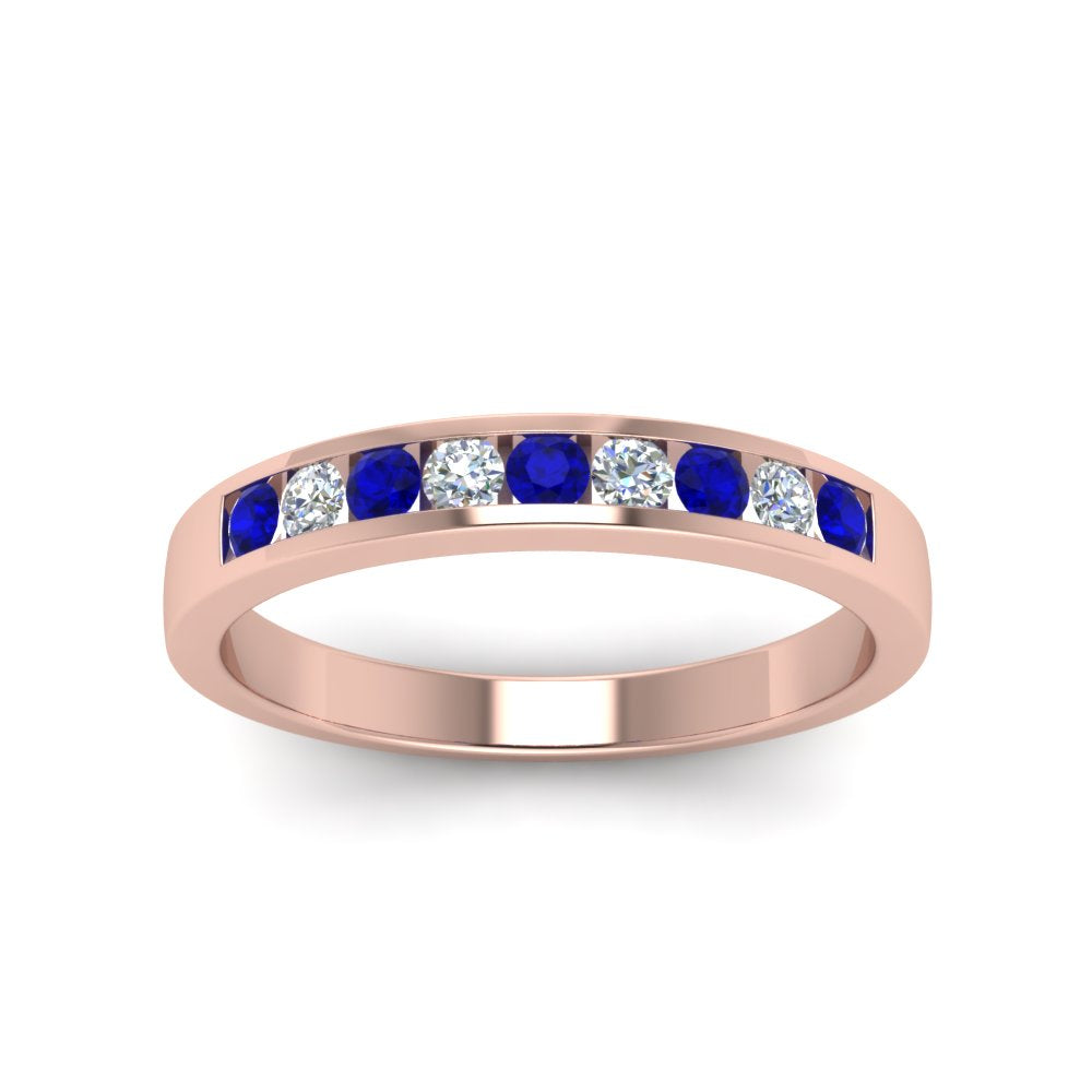 Channel 9 Stone Mens Wedding Ring Fascinating Diamonds