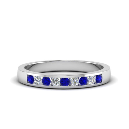 Channel 9 Stone Mens Wedding Ring Fascinating Diamonds