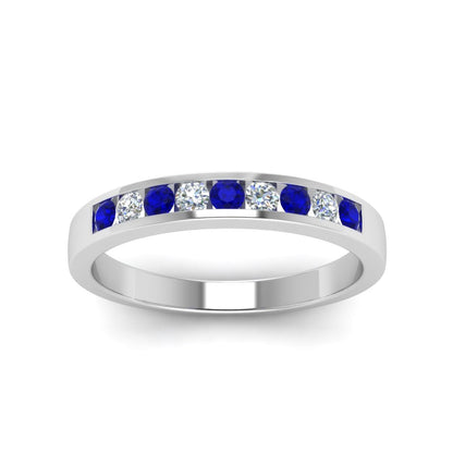 Channel 9 Stone Mens Wedding Ring Fascinating Diamonds
