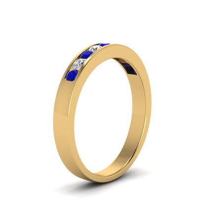 Channel 9 Stone Mens Wedding Ring Fascinating Diamonds