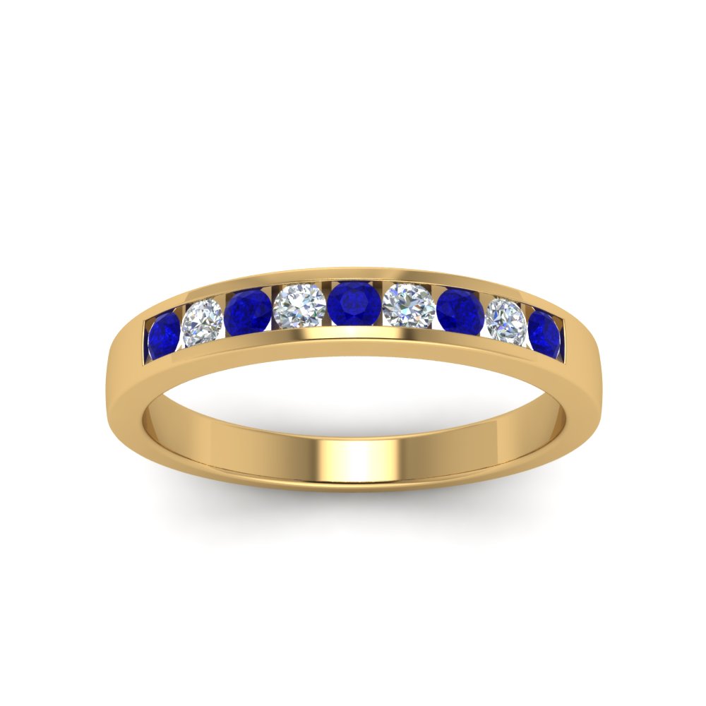 Channel 9 Stone Mens Wedding Ring Fascinating Diamonds