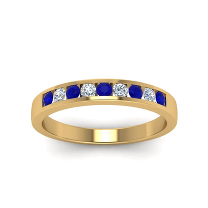 Channel 9 Stone Mens Wedding Ring Fascinating Diamonds