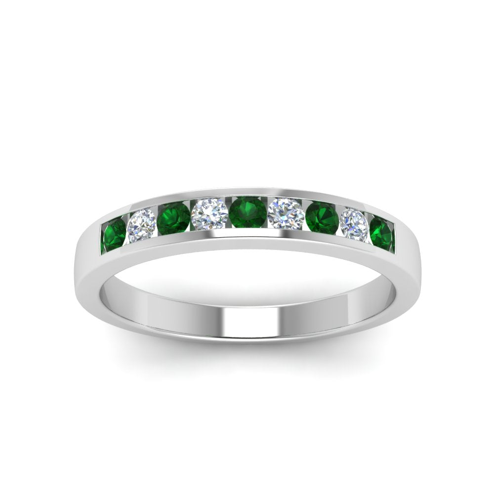 Channel 9 Stone Mens Wedding Ring Fascinating Diamonds