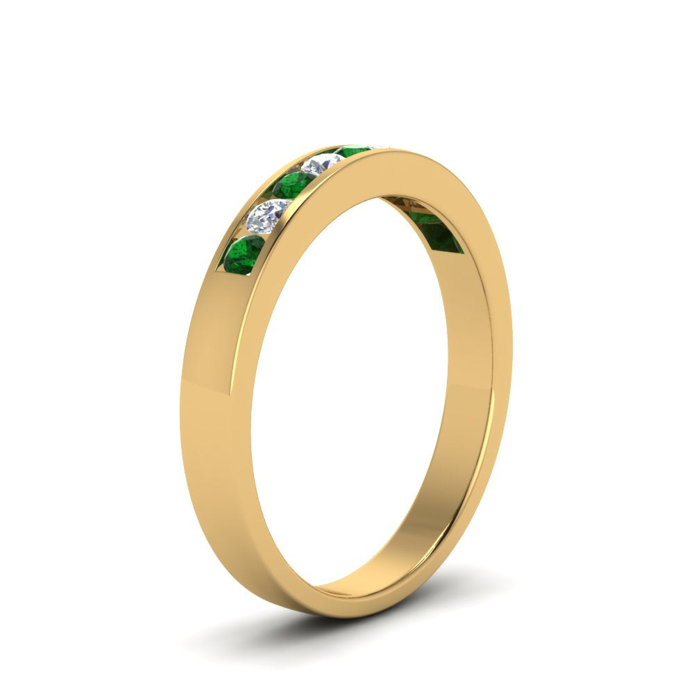 Channel 9 Stone Mens Wedding Ring Fascinating Diamonds